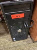 DELL OPTIPLEX 755 CPU WITH MONITOR AND KEYBOARD, UPS BACKUP