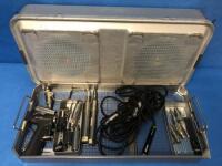 STRYKER 5100-99 TPS DRILL SET WITH RECIPROCATING SAW 5100-37-9802 MICRO OSC. SAW 5100-31 AND 2 PIN COLLETS