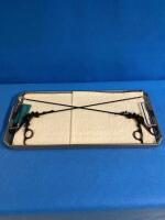 SET OF 2 STORZ CLICKLINE LAPAROSCOPIC BARIATRIC FENESTRATED GRASPERS