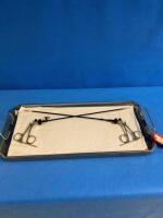 SET OF 2 STORZ CLICKLINE LAPAROSCOPIC BARIATRIC FENESTRATED GRASPERS