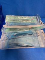 LOT OF ASSORTED TOOTHED TISSUE FORCEPS