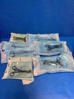 LOT OF ASSORTED LAHEY AND TENACULUM FORCEPS