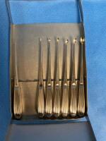 CODMAN SET OF 7 ANGLED BONE CURETTES