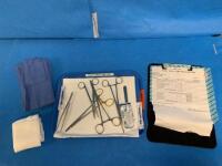 ADULT CHEST TUBE INSERTION TRAY