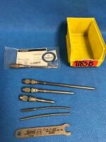 MEDTRONIC MIDAS REX 6 DRILL TIPS AND WRENCH