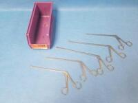 LOT OF 5 STRAIGHT PITUITARY FORCEPS