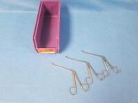 LOT OF 3 STORZ 456502 WEIL-BLAKESLY SIZE 1 NASAL FORCEPS