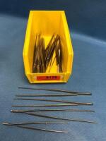 LOT OF 9" TOOTHED CUSHING FORCEPS