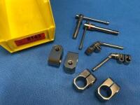 LOT OF CODMAN BOOKWALTER RETRACTOR CLAMPS AND PARTS