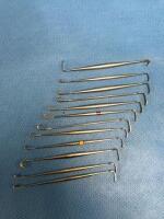 LOT OF BLUNT SENN RETRACTORS