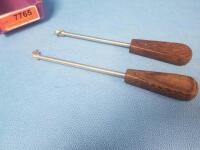 LOT OF 2 KIRSCHNER MULTI AXIAL SMALL AND LARGE HEX DRIVERS