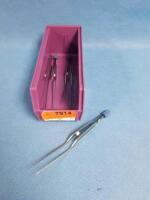 LOT OF TITANIUM BAYONETTE BIPOLAR FORCEPS