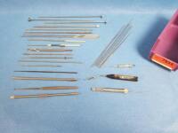 LOT OF ARTHROSCOPIC PROBES, OBTURATORS AND REAMERS