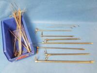 LOT OF PILLING BRONCHOSCOPES WITH LIGHT CARRIERS