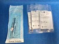 LOT OF 4 INTEGRA/JARIT 285-120 7" GERALD FORCEPS