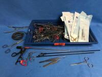 LOT OF ASSORTED LAPAROSCOPY AND ORTHOPEDIC INSTRUMENTS