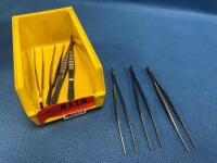 LOT OF 6" FINE DEBAKEY FORCEPS