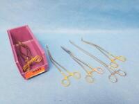 LOT OF PILLING LEFT AND RIGHT CARDIO VASCULAR CLAMPS