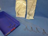 LOT OF LARYNGEAL FORCEPS