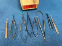 LOT OF ASSORTED SPECIALTY NEEDLE HOLDERS AND FORCEPS