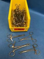 LOT OF SMALL BONE CLAMPS