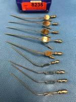 LOT OF 5 FRENCH EAR SUCTION IRRIGATION