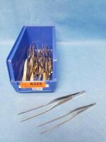 LOT OF SHORT AND LONG BAYONETTE FORCEPS