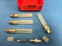 LOT OF ELLICK EVACUATOR ADAPTORS