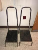 LOT OF 2 STEP STOOLS WITH HANDLES