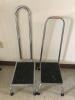 LOT OF 2 STEP STOOLS WITH HANDLES