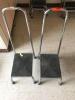 LOT OF 2 STEP STOOLS WITH HANDLES