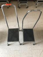 LOT OF 2 STEP STOOLS WITH HANDLES