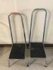 LOT OF 2 STEP STOOLS WITH HANDLES