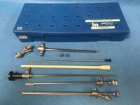 ACMI LASER CYSTO TRAY WITH M330A, 4MM, 30 DEGREE CYSTOSCOPE