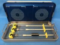 ACMI GOLD CYSTOSCOPE SET WITH 12, 30 AND 70 DEGREE SCOPES