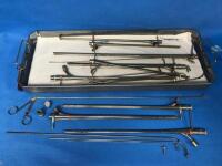 RIGID BRONCHOSCOPY AND LIGHT CARRIERS TRAY