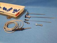 OLYMPUS A22002A 4MM, 30 DEGREE CYSTOSCOPE WITH SHEATH AND LIGHT CORD