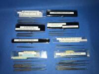 STORZ LOT OF 8 MYRINGOTOMY LARYNGEAL AND SICKEL KNIVES