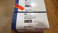 COVIDIEN LARPO-CLIP 8886848812 12MM ABSORBABLE LIGATING CLIP CARTRIDGE QTY 2 06/23 LOCATION: 1N