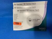 BARD VENTRIO ST 5950040 11CM X 14CM SELF EXPANDING BIORESORBABLE COATED PERMANENT MESH FOR SOFT TISSUE RECONSTRUCTION QTY 3 02/20 LOCATION: 1N