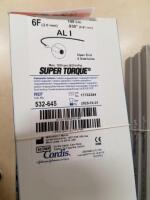 CORDIS SUPER TORQUE 532-645 ANGIOGRAPHIC CATHETERS QTY 2 03/20 LOCATION: 1N