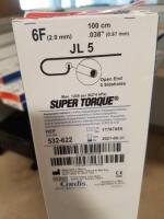 CORDIS SUPER TORQUE 532-622 ANGIOGRAPHIC CATHETERS QTY 2 05/21 LOCATION: 1N