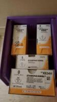 LOT OF ETHICON ETHIBOND EXCEL SUTURES IN DATE LOCATION: 1N