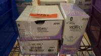 LOT OF ETHICON VICRYL SUTURES IN DATE LOCATION: 1N