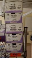 LOT OF ETHICON VICRYL SUTURES IN DATE LOCATION: 1N