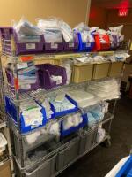 CART AND CONTENTS TO INCLUDE: FOAM HOLDERS AND MALE CATHETER SHEATHS LOCATION: 2 CAF.