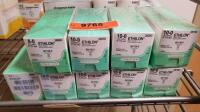 LOT OF ETHICON ETHILON SUTURES IN DATE LOCATION: 1N