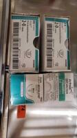 LOT OF COVIDIEN, ETHICON, ARTHREX SUTURES IN DATE LOCATION: 1N