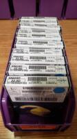 ALCON SN60WF LOT OF ASSORTED OPTIC TAPE 21.5D -22.0D QTY 10 LOCATION: 1N