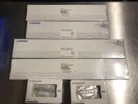 SYNTHES LOT OF ASSORTED 4.5MM CURVED CONDYLARS AND LCP PLATES EXP. 1/2026 LOCATION: 1N